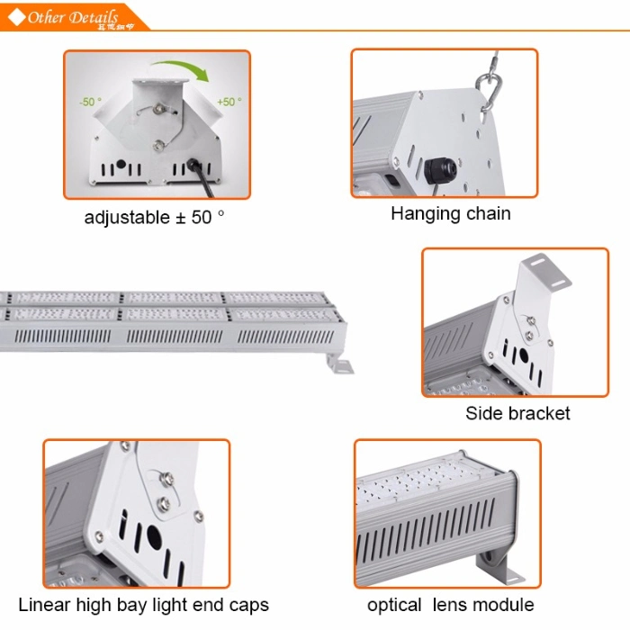 Waterproof Pendant Lamp Tri-Proof 100W Linear LED High Bay Light