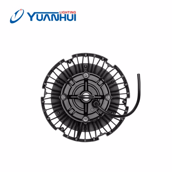 100W 150W 200W LED Carcasa industrial Lumen Metal IP65 66 Accesorio UFO lineal Luz de bahía alta