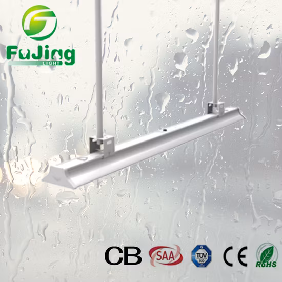 Luz lineal de gran altura de lúmenes, 120W, 4 pies, luz LED de gran altura para taller y almacén